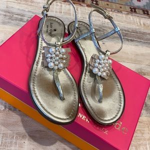 Kate Spade hedy sandals with pearl detail
